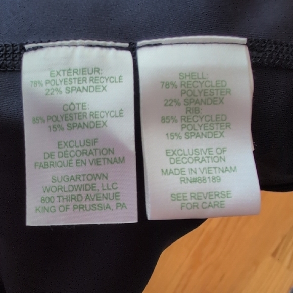 Lilly Pulitzer Luxletic Tennison Jacket Navy Size L - Picture 10 of 10